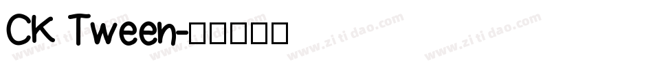 CK Tween字体转换